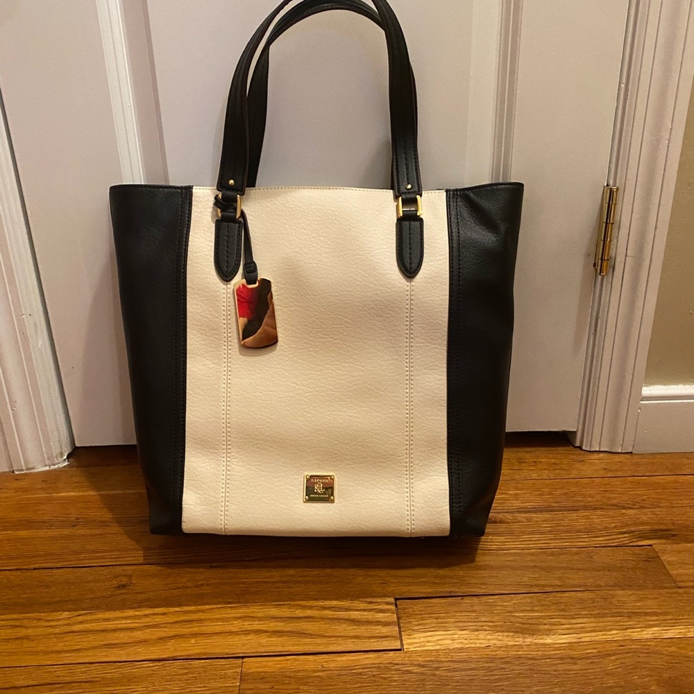 Dooney & Bourke Black and White Tote Bag